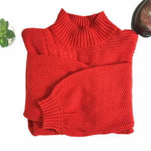 Marc New York Cable Knit Mock Turtleneck Sweater